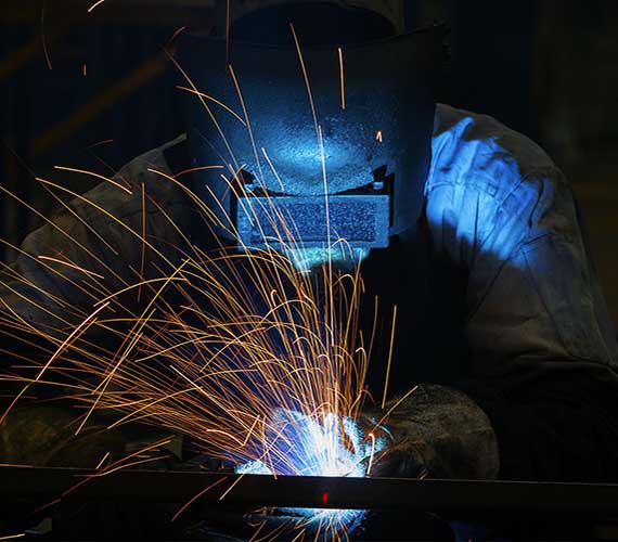 Photo of a welder.